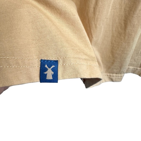 Dutch Bros Coffee Ringer Tee “STOKED” XS+MEDIUM+LARGE+XL Cream with Blue DB ‘92 - Picture 4 of 9